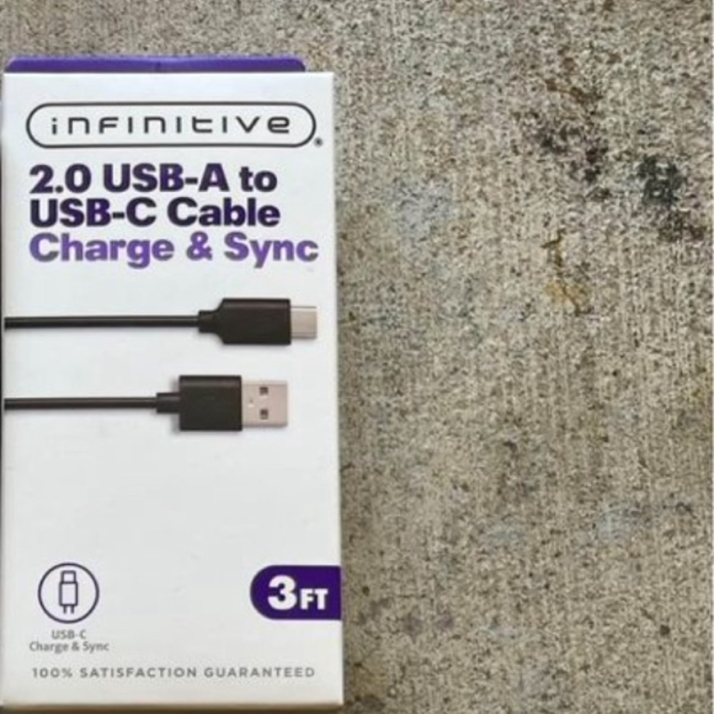 USB a to USB c cord
